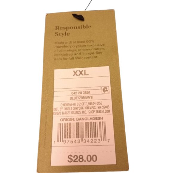 Men's Goodfellow Tech Jogger Shorts Teal Blue Size XXL NWT - Picture 3 of 8